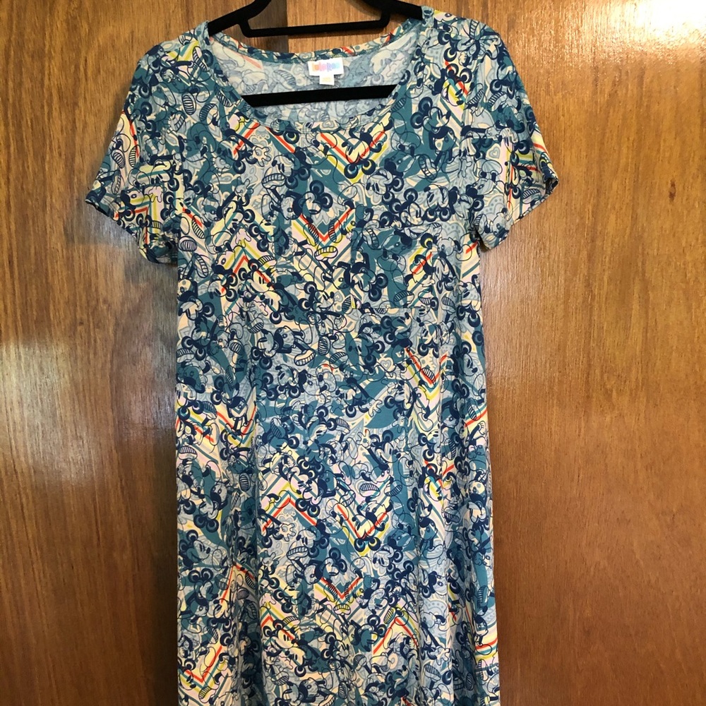 Worn once! Disney LulaRoe Carly Dress